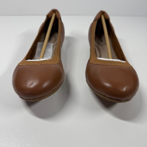 NIB • Lands End Women's Comfort Elastic Learher Ballet Size: 11W - Picture 5 of 8